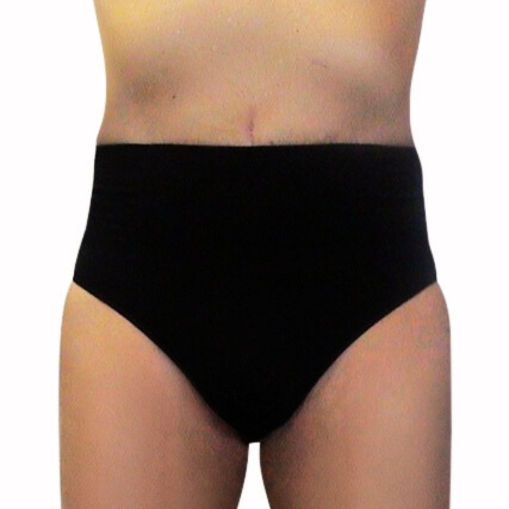 BfM Mens Mid Waist Tummy Control Thong Underwear